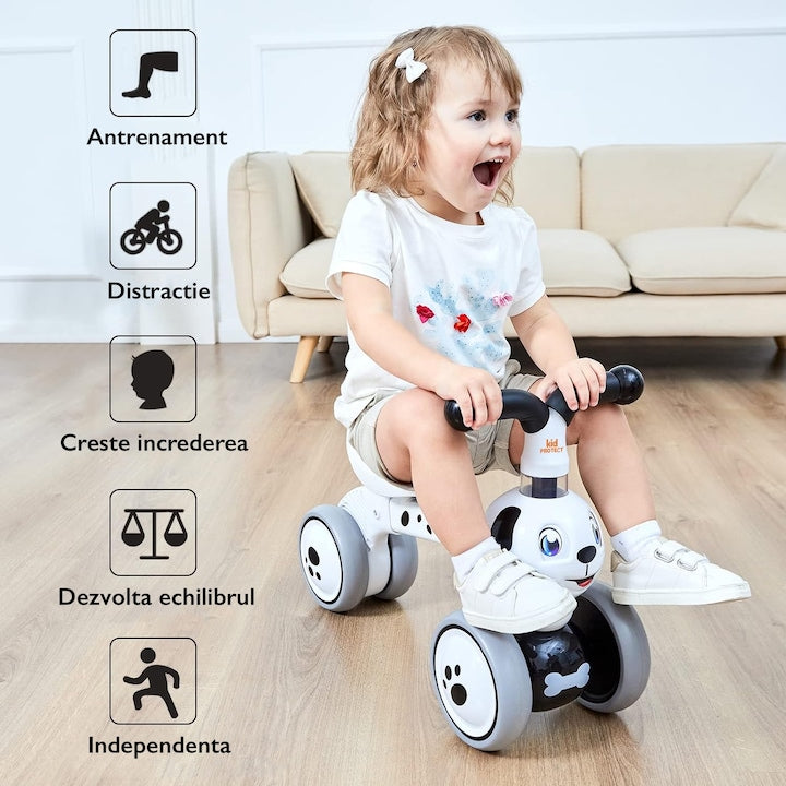 Bicicleta Fara Pedale Catelus Copii KidProtect MiniRider Bicicleta Fara Pedale Catelus Copii KidProtect MiniRider